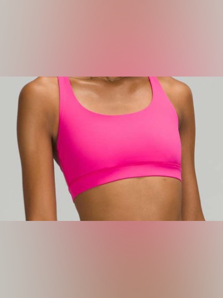 Nwt Lululemon Energy Bra Sonic Pink Size 4